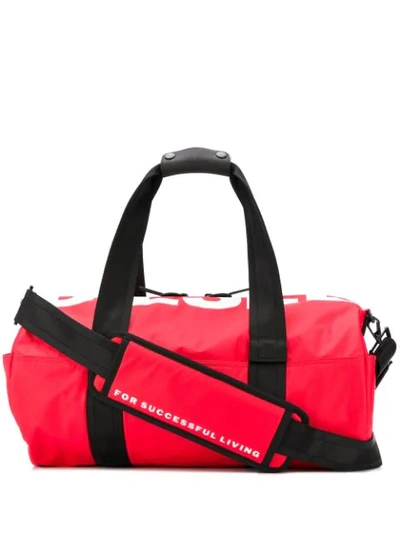 Shop Diesel Travel Bag With Logo In Red