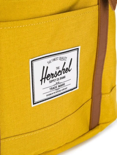 Shop Herschel Supply Co Retreat Contrasting Strap Backpack In Yellow