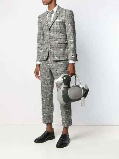 Shop Thom Browne Fun In 025 Dark Grey