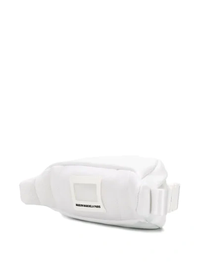 Shop Maison Margiela 4-stitches Belt Bag In White