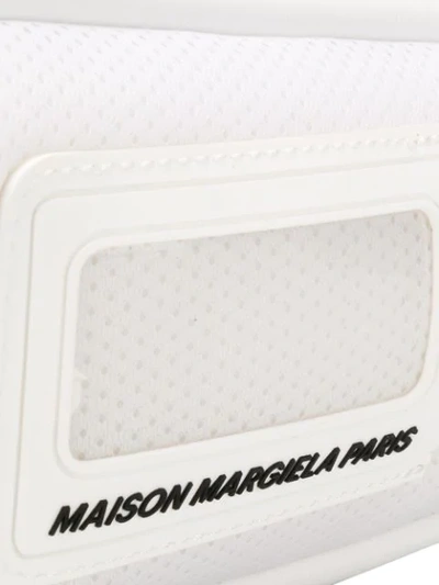 Shop Maison Margiela 4-stitches Belt Bag In White
