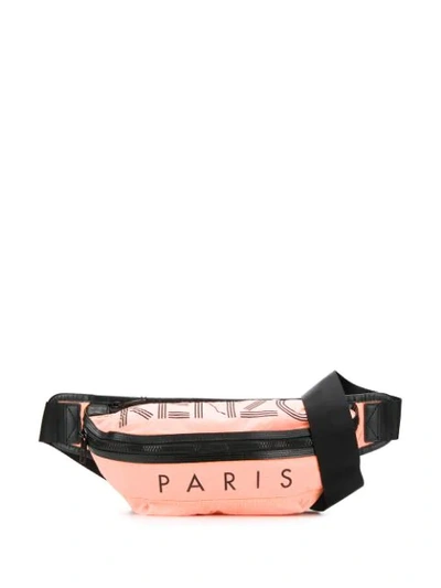 Shop Kenzo Logo Belt Bag In Pink