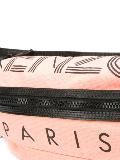 Shop Kenzo Logo Belt Bag In Pink