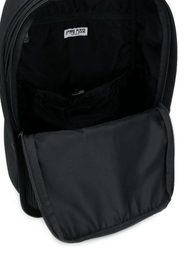 Shop Issey Miyake Pleated Back Pack In Black