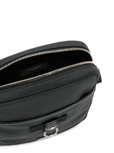 Shop Saint Laurent Rivington Pouch Bag In Black