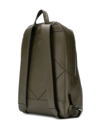 Shop Bottega Veneta Maxi Weave Backpack In Green
