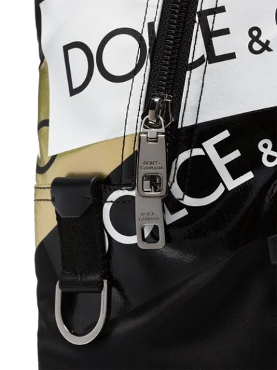 Shop Dolce & Gabbana Logo-print Backpack In Black