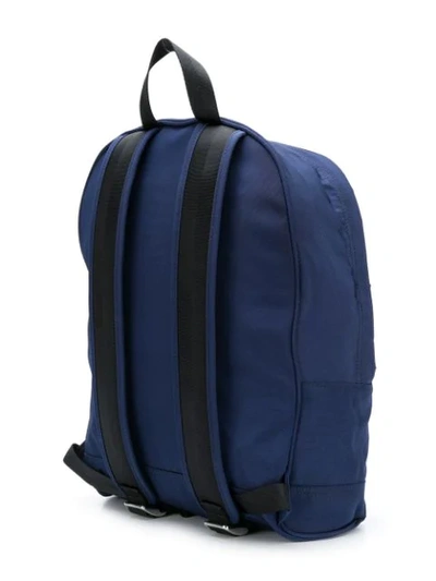Shop Kenzo Tiger Canvas Backpack In Blue