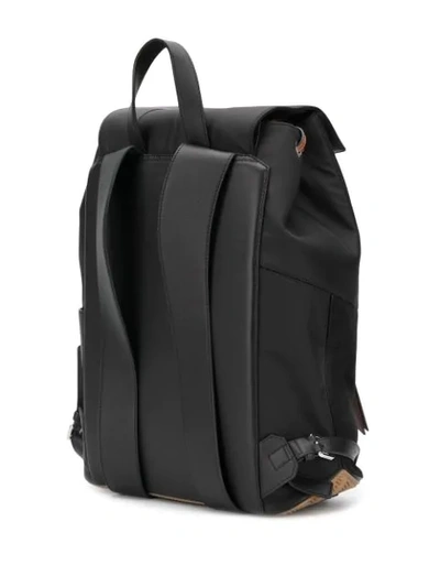 Shop Loewe Puzzle Trainers Backpack In Black