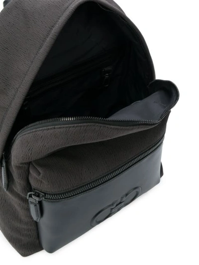 Shop Ferragamo Gancio Backpack In Grey