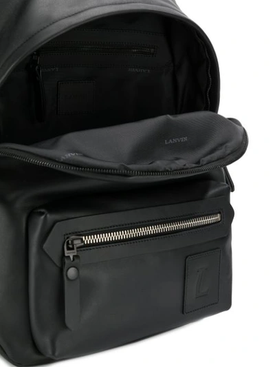 Shop Lanvin Classic Zippered Backpack In Black