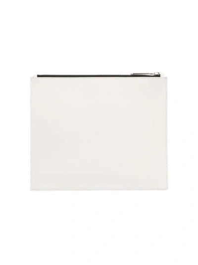 Shop Calvin Klein 205w39nyc Usa Flag Clutch Bag - White