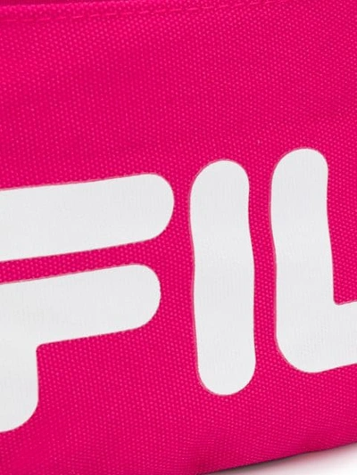 Shop Fila Contrast Logo Belt Bag In Pink