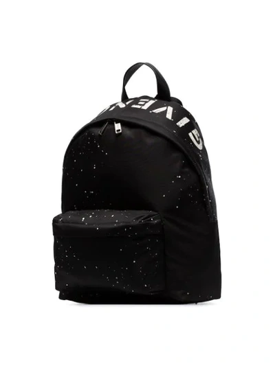Shop Givenchy Black Urban Logo Print Backpack