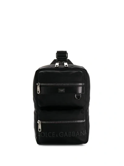 Shop Dolce & Gabbana Logo One In Black