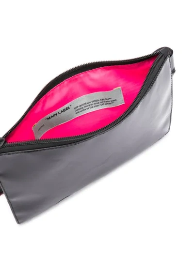Off-white Logo Patch Shoulder Bag In Pink