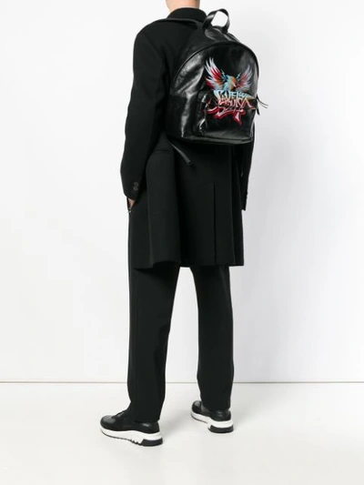 Shop Givenchy Printed Backpack - Black