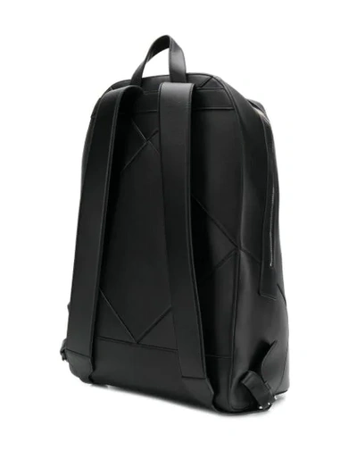 Shop Bottega Veneta Maxi Weave Backpack In Black