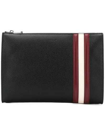 Shop Bally Curtz Clutch Bag In Black