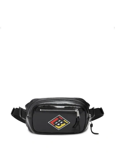 Shop Burberry Logo Graphic Belt Bag In Black