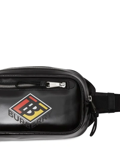 Shop Burberry Logo Graphic Belt Bag In Black