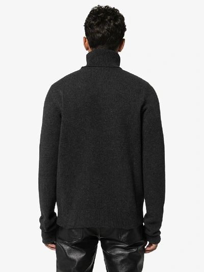 Shop Bottega Veneta Cutout Cashmere Sweater In Grey