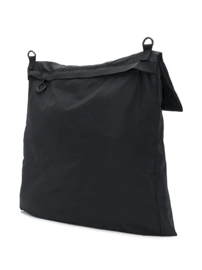 Shop Y-3 Yohji Print Tote Bag In Black