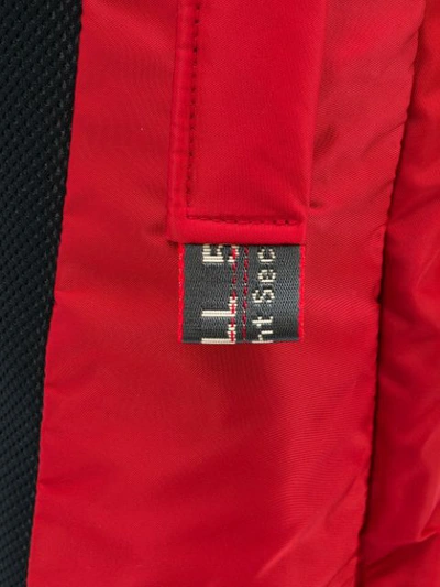 OFF-WHITE 箭头LOGO印花背包 - 红色
