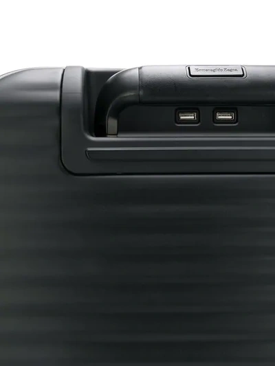 Shop Ermenegildo Zegna Leggerissimo Luggage Bag In Black