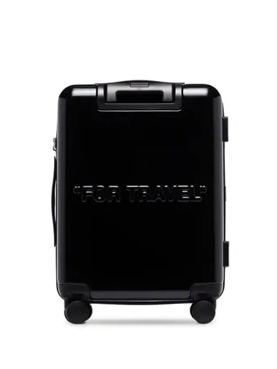 Shop Off-white Arrow Motif Suitcase In Black