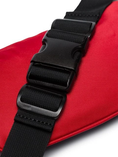 Shop Polo Ralph Lauren Logo Patch Belt Bag In Red