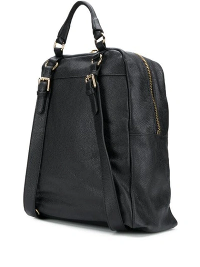 Shop Tagliatore Scott Leather Backpack In Black
