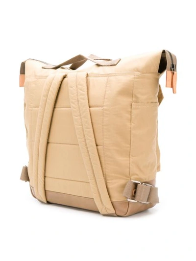 Shop Ally Capellino Large Frank Backpack In Neutrals