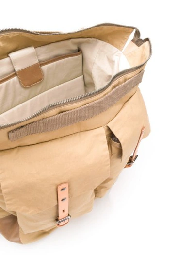 Shop Ally Capellino Large Frank Backpack In Neutrals