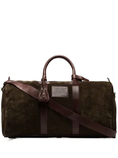 Shop Polo Ralph Lauren Heritage Holdall In Green