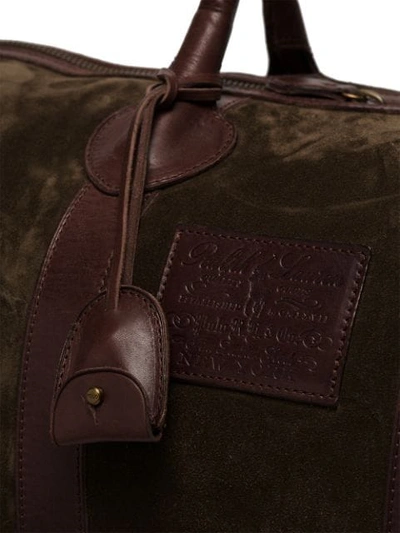 Shop Polo Ralph Lauren Heritage Holdall In Green