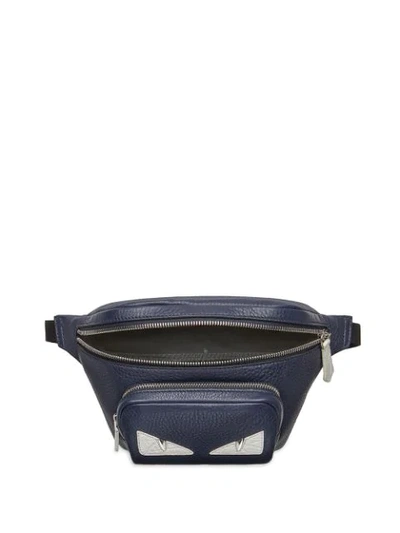 Shop Fendi Bag Bugs Eye Belt Bag In Blue