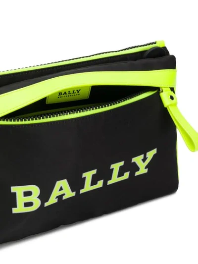 Shop Bally Clutch Mit Logo-print In Black