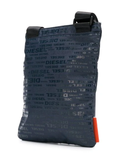 Shop Diesel F-discover Crossbody Bag - Blue