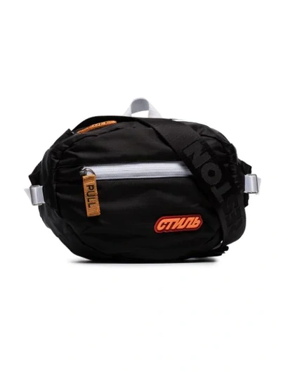 Shop Heron Preston Pull Tab Belt Bag In Black