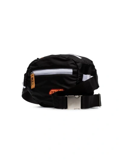 Shop Heron Preston Pull Tab Belt Bag In Black