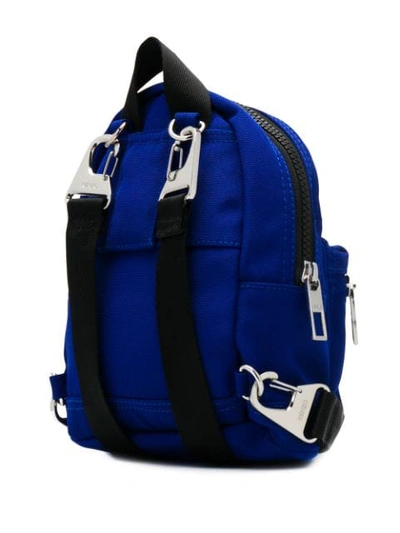 Shop Kenzo Mini Tiger Backpack In Blue