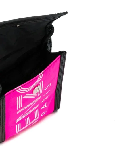 Shop Kenzo Logo Camera Bag In Pink