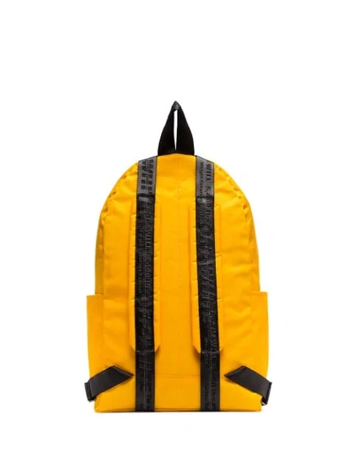 Shop Off-white Industrial Logo Backpack In Yellow