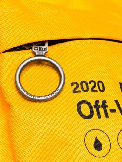 Shop Off-white Industrial Logo Backpack In Yellow