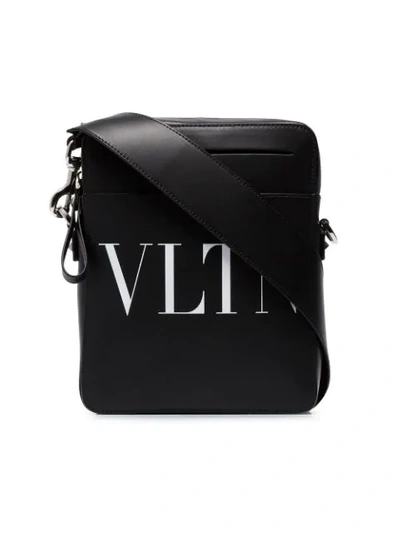 Shop Valentino Garavani Vltn Crossbody Bag In Black