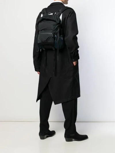 Shop Bottega Veneta Cargo Pocket Backpack In Black