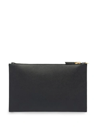 Shop Prada Hand Strap Clutch Bag In F0632 Black 1
