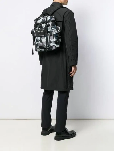 Shop Jimmy Choo Wixon Backpack In Grey