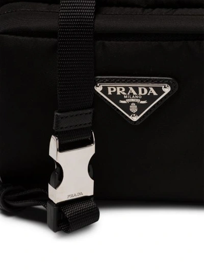 Shop Prada Multiple Pocket Backpack In Black